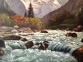 Paisaje del Jungfrau con Zweilütschinen 